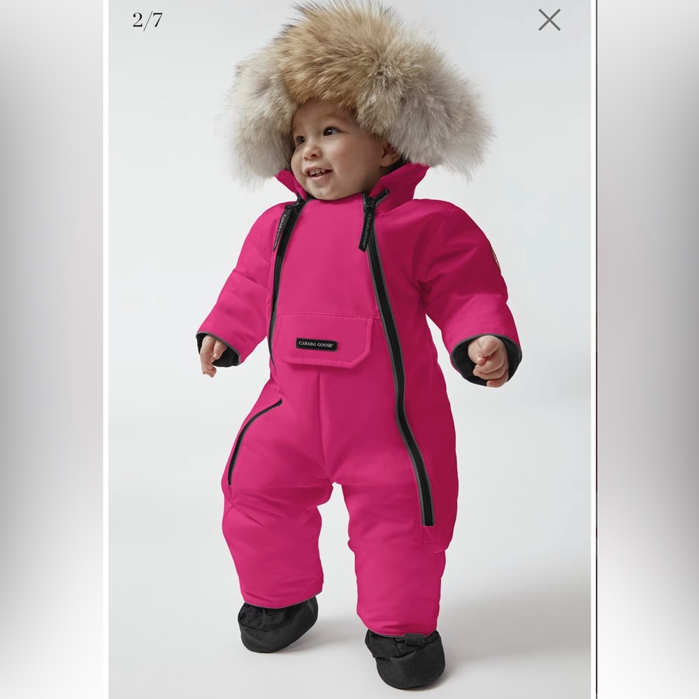 CANADA GOOSE SNOW SUIT WITH FUR
